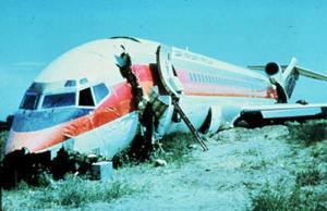 Airplane crash due to windshear