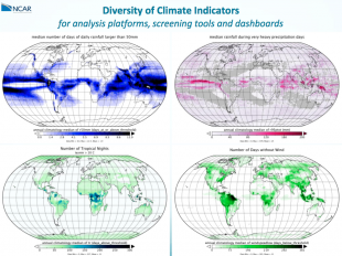 Climate Risk Management engine (CRMe) - Diversity of Climate Indicatorsfor analysis platforms, screening tools and dashboards